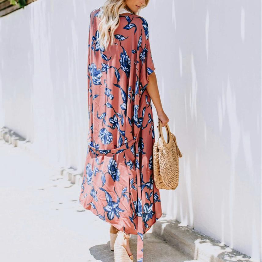 Chiffon Flower Kimono