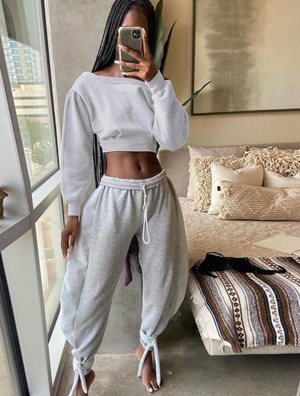 High Waist Sweatsuit