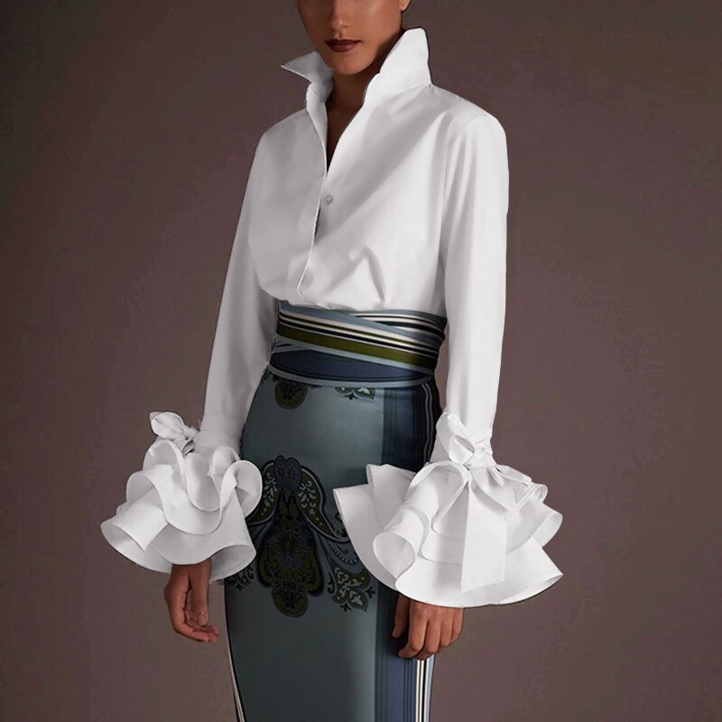 Flare Sleeve Shirt