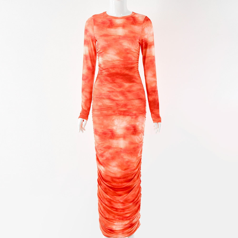 The Tie Dye MIDI Dress