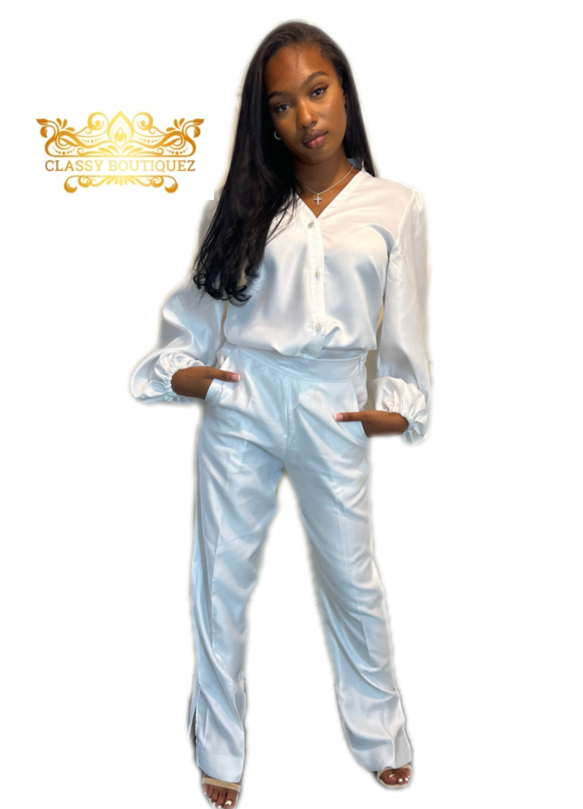 Classic shirt and trouser set by Classy Boutiquez