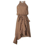 Summer High Waist Casual Ruffles Dress