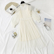 Flower Embroidered Dress