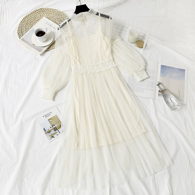 Flower Embroidered Dress