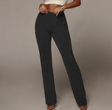 High Waist Flare Trousers