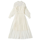 Flower Embroidered Dress