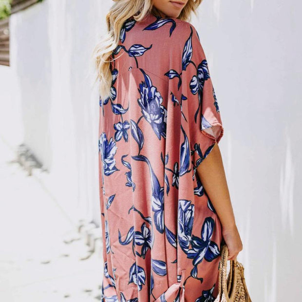 Chiffon Flower Kimono
