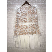 Ruffle Lace Dress
