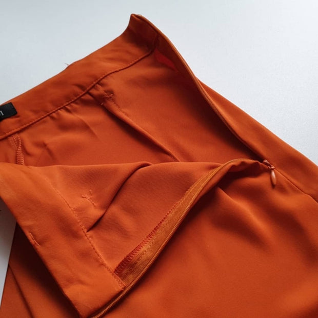 Orange High Waist Palazzo