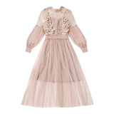 Flower Embroidered Dress