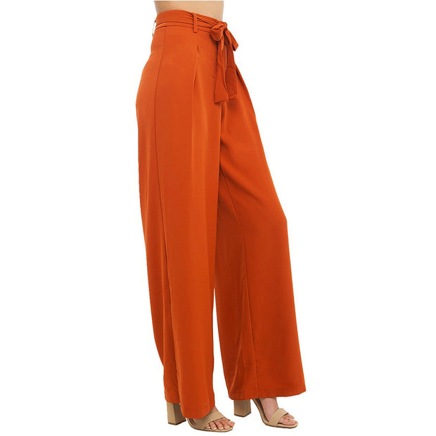 Orange High Waist Palazzo