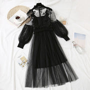 Flower Embroidered Dress