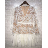 Ruffle Lace Dress