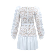 Ruffle Lace Dress