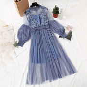 Flower Embroidered Dress