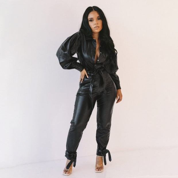 Faux Leather PU Set
