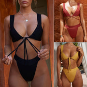 The classy front tie Bikini