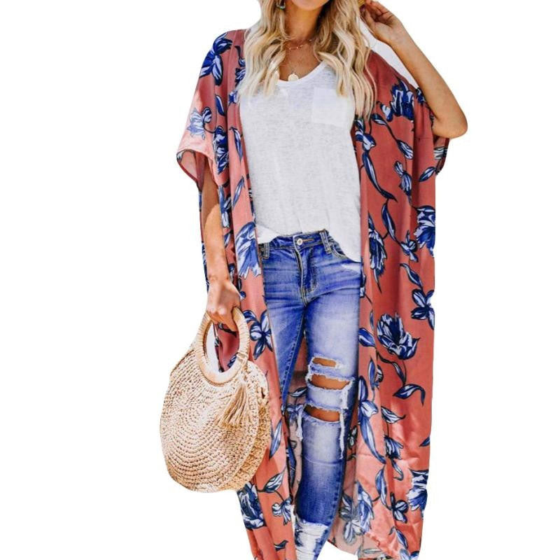 Chiffon Flower Kimono