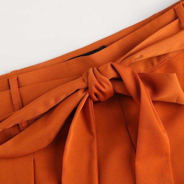 Orange High Waist Palazzo