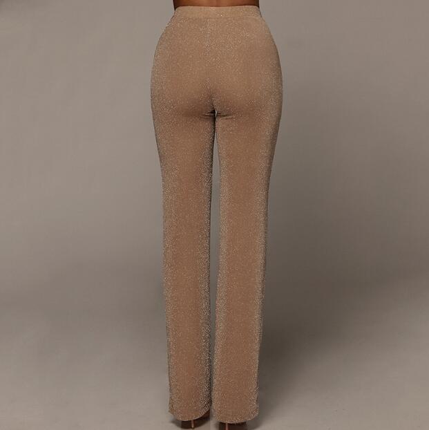 High Waist Flare Trousers