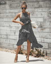 Summer High Waist Casual Ruffles Dress