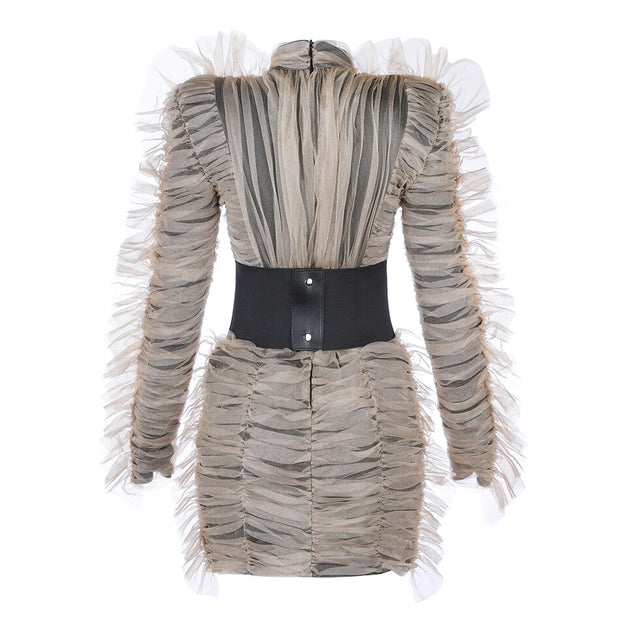 High Collar Dress