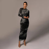 The Tie Dye MIDI Dress