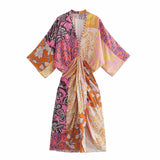 The Vintage Printed Midi Dress