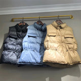 Ultra Light Down Vest Women Short Vest