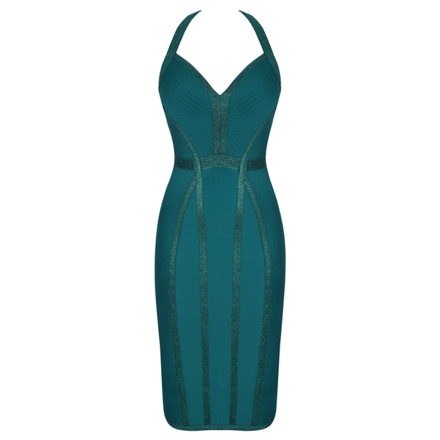 Halter Backless Bandage Dress