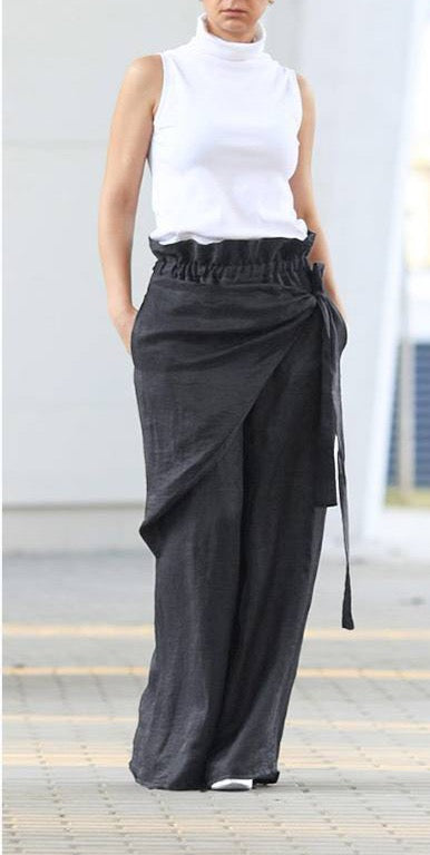 Wide Leg Long Pantalon