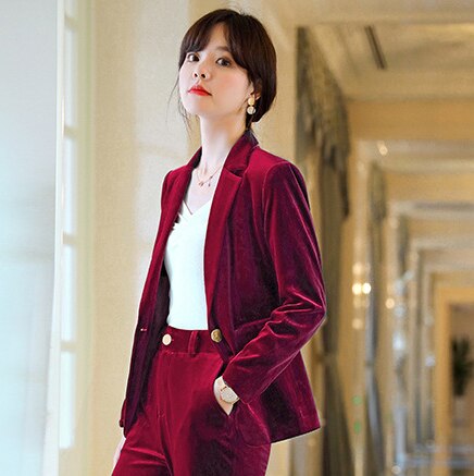 Gold Velvet Suits