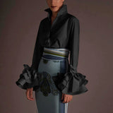Flare Sleeve Shirt
