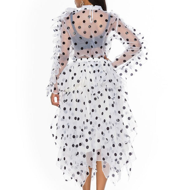 Polka Dot Organza Set