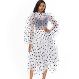 Polka Dot Organza Set