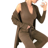 Women's Knitted Lounge Wear Set