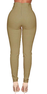 High Waist Casual Pants