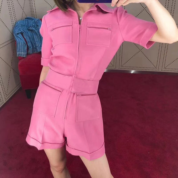 Multi-Pocket Playsuit