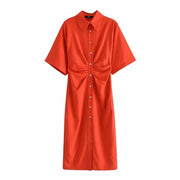 The Chic Button-up Dress