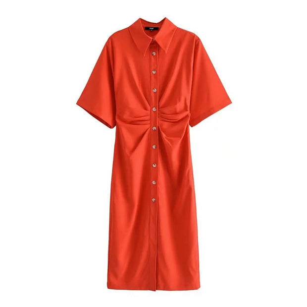 The Chic Button-up Dress