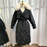 Natural Fur Long Duck Down Parka