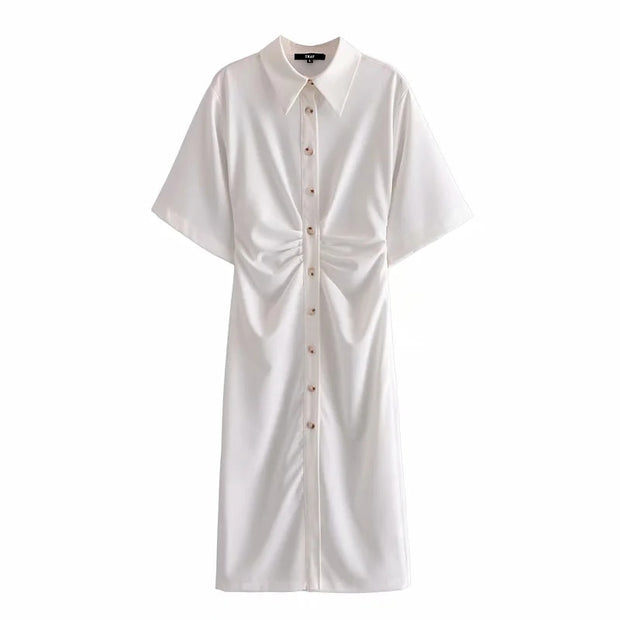 The Chic Button-up Dress
