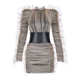 High Collar Dress