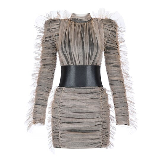High Collar Dress