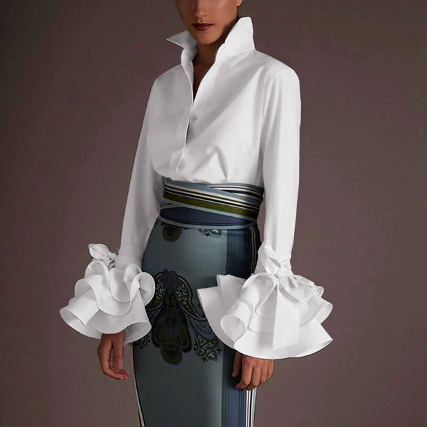 Flare Sleeve Shirt