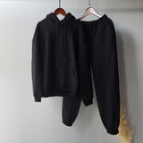 Winter Fleece Hoodies Tracksuits