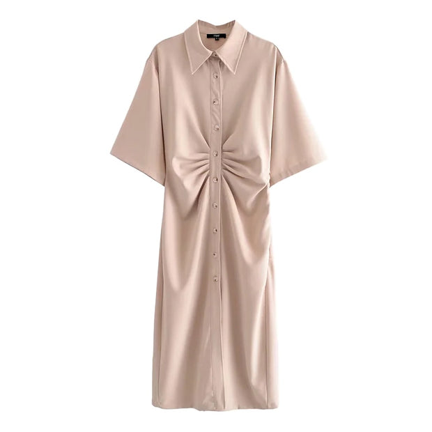 The Chic Button-up Dress