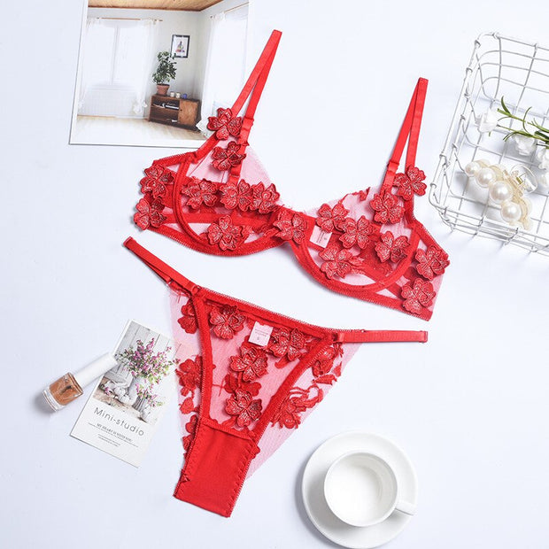 The Classy Floral Lingerie Set