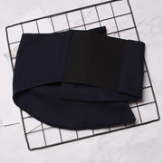 Irregular Plaid Printed Pearled Nailed Irregular Stitch Wide Belt