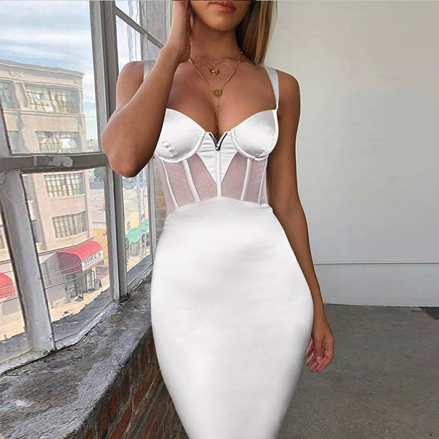 The Classic Mesh Bandage Dress